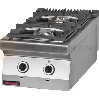 Plynová kartuše Plynový sporák s 2 hořáky | KROMET, 700.KG-2