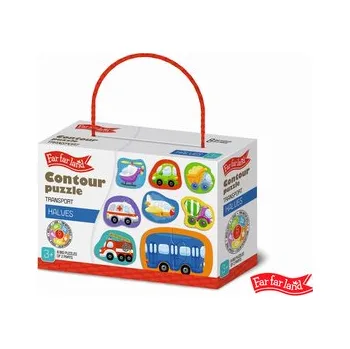 Puzzle Far Far Land Puzzle obrysové doprava 8 obrázků