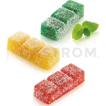 Kuchyňská sůl Forma na želé, bonbóny, čokoládky - obdelník, 12x 60x22x16 mm, SG10 Rectangle | SILIKOMART, Confiserie & bon bon