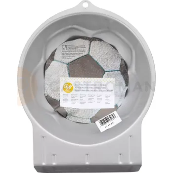 Kuchyňská sůl Hliníková pečící forma ve tvaru fotbalového míče, průměr 22 cm | WILTON, 03-0-0072