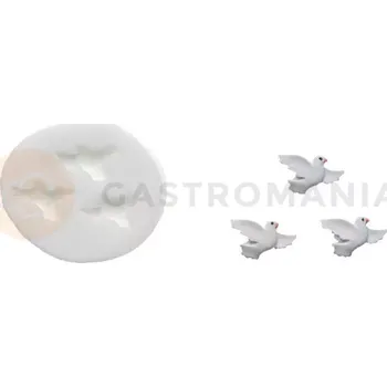 Výroba svíčky Forma na cukrovou hmotu SLK 323 - holoubci, 18x13 mm | SILIKOMART, Sugarflex Flying Birds