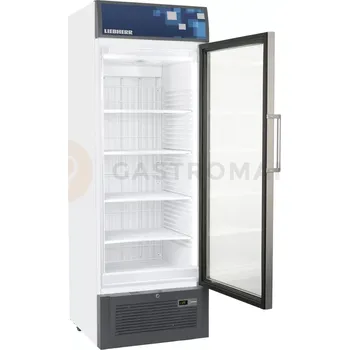 Chlazení Mrazící skříň s dynamickým chlazením, uvnitř z odolného plastu a prosklenými dveřmi, 461 l, 670x730x1957 mm | LIEBHERR, FDv 4643