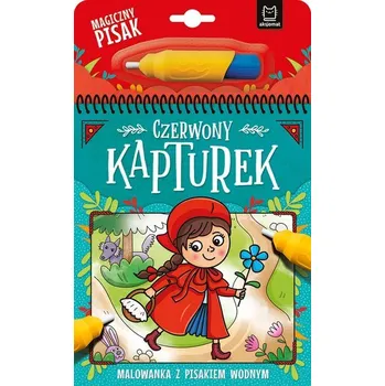 První čtění Czerwony Kapturek. Malowanka z pisakiem wodnym - Anna Podgórska