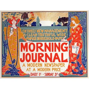 Plakát Plakát, Obraz - Morning Journal, Rhead, Louis John