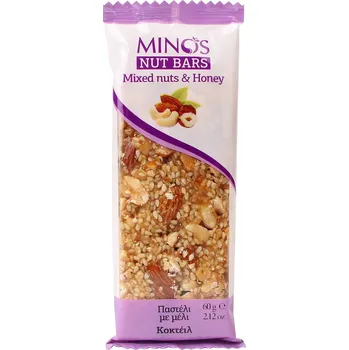 Minos Ořechová tyčinka – Mix ořechů a med 60 g