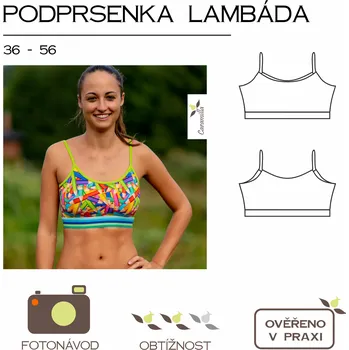 Nit Tištěný střih lambáda