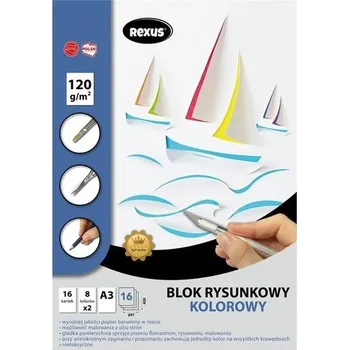 Set školních potřeb Blok rysunkowy A4/16K kolorowy Premium