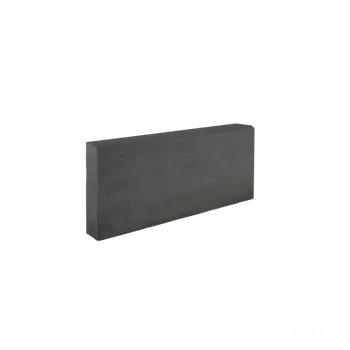 Venkovní dlažba DITON Záhonový obrubník s rovnou hranou 50 × 5 × 20 cm Černá
