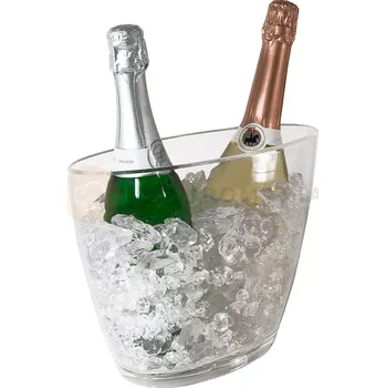 Nádoba na moč Akrylové vědro na šampaňské 280x170x235 mm, oválné | CONTACTO, 6767/280