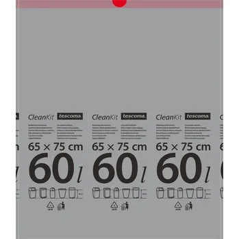 TESCOMA Zatahovací sáčky do odpadkových košů CLEAN KIT 60 l, 15 ks