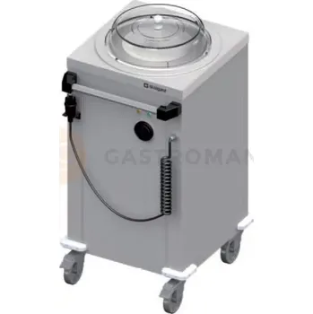 Výdejník vody Zásobník na talíře s ohříváním, mobilní, 550x510x880 mm | STALGAST, ST 243