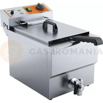 Gastro oděv Elektrická fritéza s výpustí, 1-komorová, 8 l | CATERINA, 746096