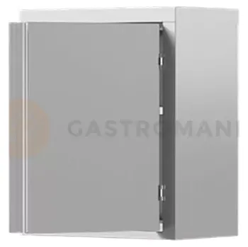 Dětská skříň Závěsná skříňka z nerezové oceli 400x300x600 mm | ASBER, HC-43-HD