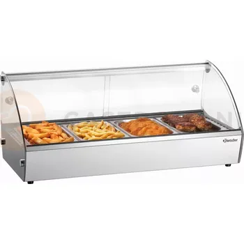 Vyhřívaná vitrína nastavitelná R4, 4xGN 1/3, 775x420x335 mm | BARTSCHER, 305058