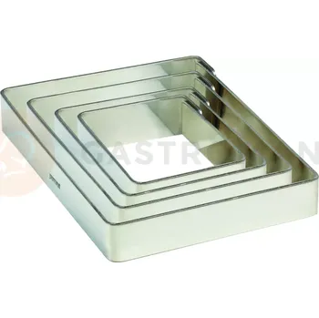 Kuchyňská sůl Cukrářská forma na dorty - čtvercová - 12x12x2 cm | PAVONI, X121220