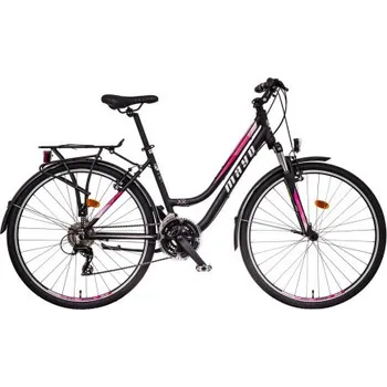 Mayo XR Tour Lite Trek Low Dámské trekové kolo 2025 černo-růžové