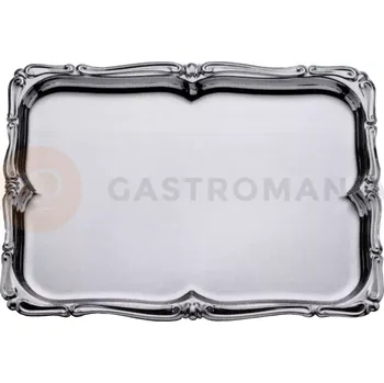 Tác z nerezové oceli "Barok" 450x345x22 mm | CONTACTO, 8/450
