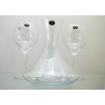 Sklenice Decanter 1500ml, sklenice Salome 280ml na víno 2ks