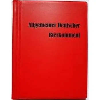 Allgemeiner Deutscher Bierkomment - Foshag, Michael