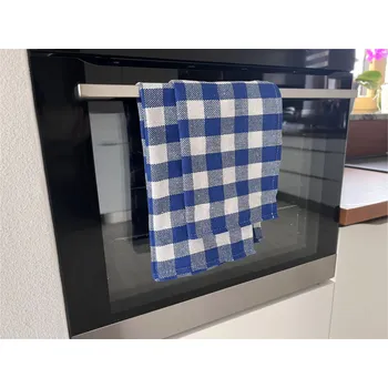 Utěrka Bavlněná utěrka multipack modrá kostka 5ks