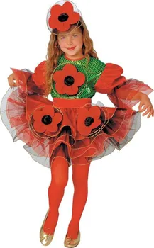 Karnevalový kostým Stamco Dětský kostým Maková panenka