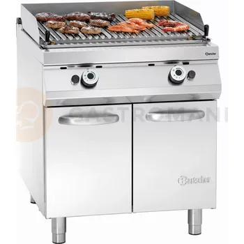 Plynová kartuše Lávový gril na plyn se 2 topnými položkami 800x900x900 mm | BARTSCHER, 2954631