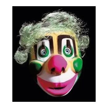 Karnevalová maska Maska - Klaun - dětská BarvaZelená