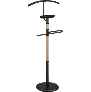 Věšák Němý sluha černý/buk FOSTER