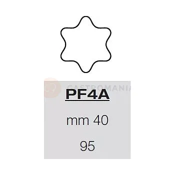 Výrobník cukrové vaty Šablona s formičkami na těsto - 95x hvězda 40 mm, 57,5x39 cm | PAVONI, PF4A