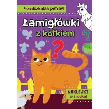 Łamigłówki z kotkiem. Przedszkolak potrafi - Korolkiewicz Elżbieta