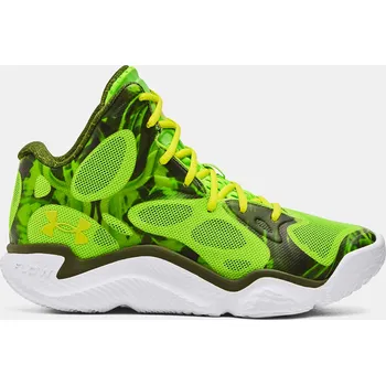 Pánské tenisky Unisexové boty Under Armour CURRY Spawn Flotro 3026640-300 Zelená 13.5