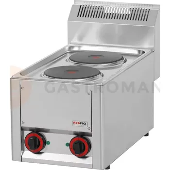 Sporák Elektrický sporák trifázový 2x2 kW, 400 V | REDFOX, SPL-30-ELS