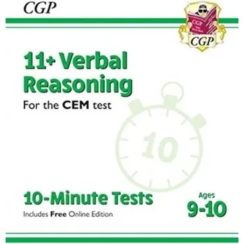 Cizí jazyk New 11+ CEM 10-Minute Tests: Verbal Reasoning - Ages 9-10 (with Online Edition) - CGP Books