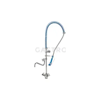 Záložní baterie Stolní baterie (loktová) s tlakovou sprchou a napouštěcím raménkem | ASBER, EDM-2C N