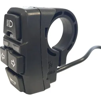 Autoalarm Vypínač moto světla se svorkou pro montáž na řídítka 22 mm