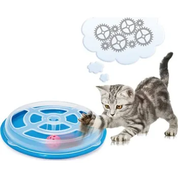 Hračka pro kočku LABYRINT pro kočky VERTIGO pr.29x5h zelená