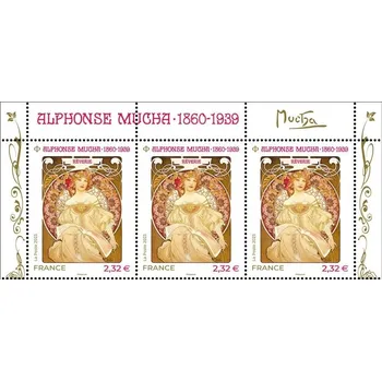 Poštovní známka Post France (2023) MiNr. 8563 ** - 3-pá - Francie - Alfons Mucha