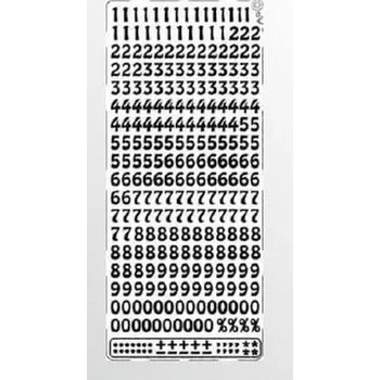 Set školních potřeb Stiker ażurowy 023 10x23cm srebrny