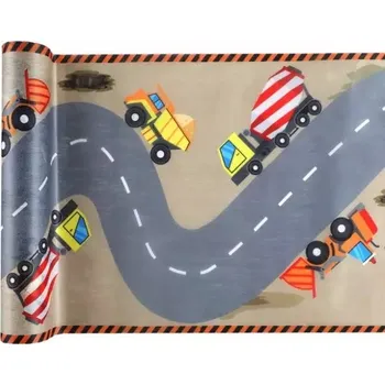 Party dekorace Santex Šerpa stolová Ve výstavbě 30 cm x 5 m