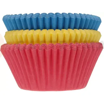 Kuchyňská sůl Košíčky na cupcake, průměr 5 cm, 75 ks základní barvy | HOUSE OF MARIE, HM7632