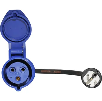 Prémiový adaptér SCHUKO - 16A CEE 3-kolík | 1 fáze | 16A | 3,6kW | 0,5m