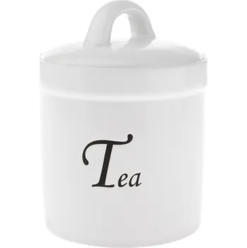Dóza na potraviny Keramická dóza na čaj 830 ml, bílá