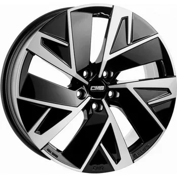 Disk Alu kola CMS C32-aero diamond black - černé, leštěné čelo 7,5x19" 5x114,3 ET49,5 67,2