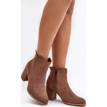 Dámská zimní obuv Boty na podpatku model 190192 Step in style 41