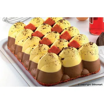 Kuchyňská sůl Forma na moučníky a dezerty do velké gastronádoby na zmrzlinu | SILIKOMART, Fleur