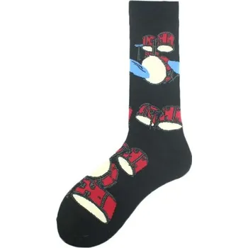 Ponožky v černé barvě EU 36-43 - bicí souprava