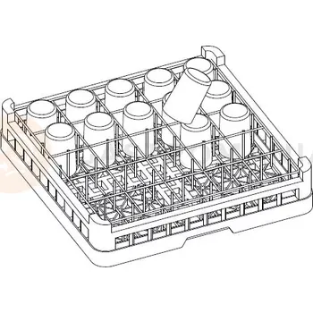 Přípravek do myčky Zásuvka koše na skleničky do myček Lozamet | LOZAMET, PV-251
