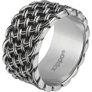 Prsten Prsten Zippo Steel Braided Ring 45216 Steel Braided Ring vel. 66