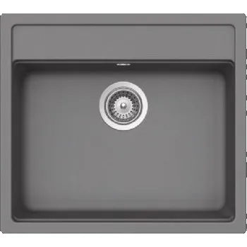 Granitový dřez SCHOCK Nemo - Granitový dřez, 57x51 cm, s ovládáním odtoku, Croma NEMN100AGCR