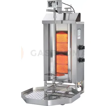 Plynová kartuše Gyros/kebab gril plynový, zátěž: 30 kg, 7 kW, G30 | POTIS, GD-2